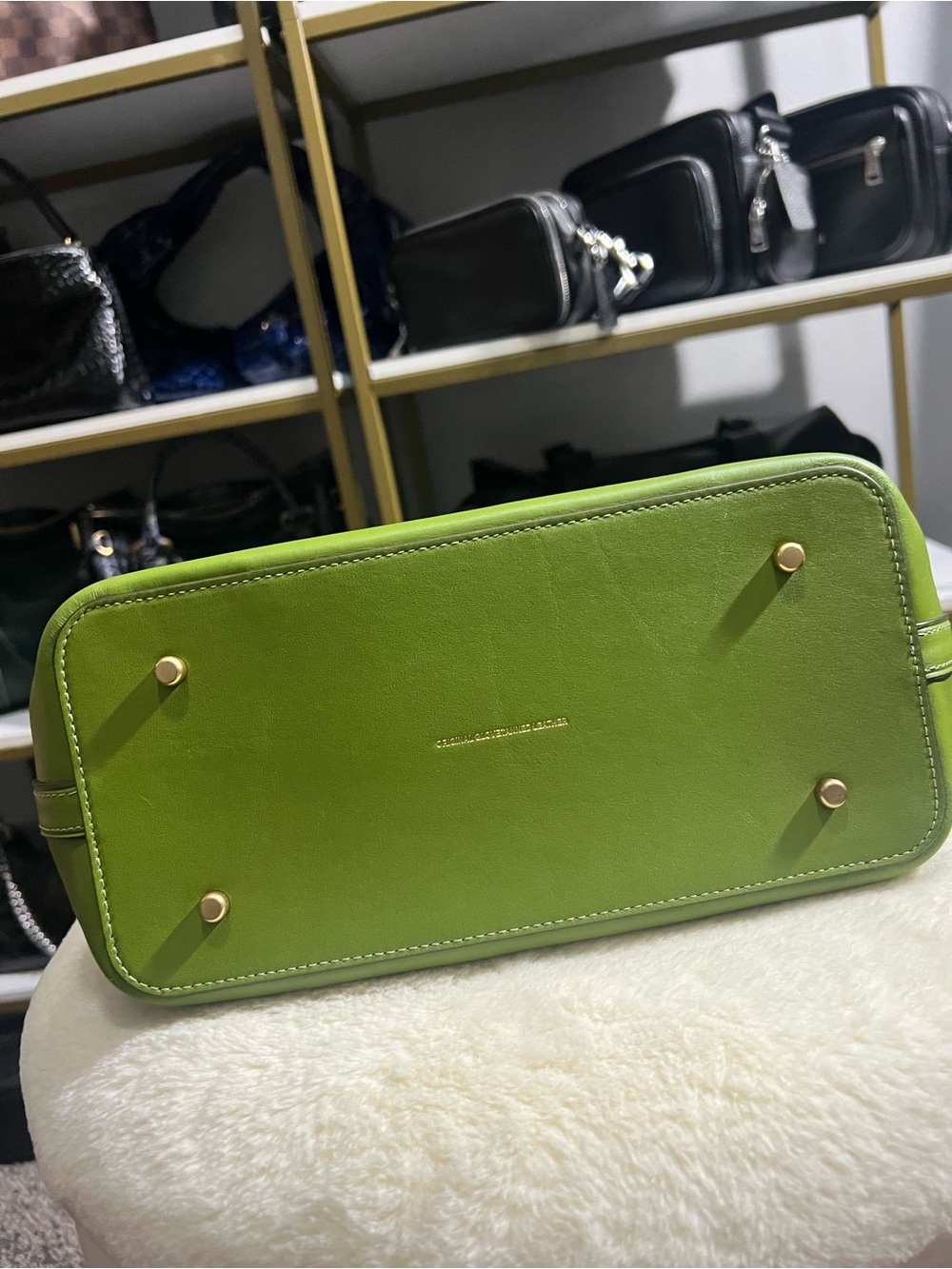 Coach Dark Lime Empire 26 💚 - Picture 7 of 11